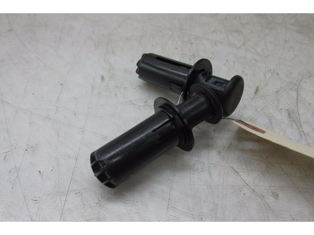 2014-2016 INFINITI Q50 OEM REAR BACK BLACK HEADREST COVER PAIR (2)