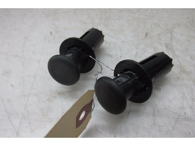 2014-2016 INFINITI Q50 OEM REAR BACK BLACK HEADREST COVER PAIR (2)