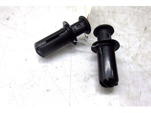 2014-2016 INFINITI Q50 OEM REAR BACK BLACK HEADREST COVER PAIR (2)