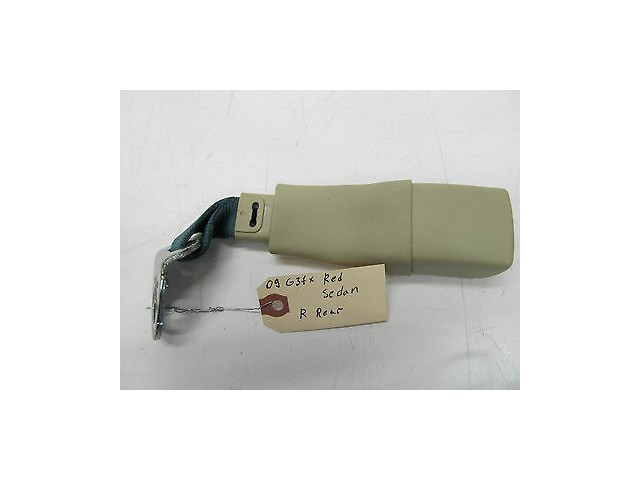 2009 INFINITI G37X SEDAN AWD OEM RIGHT REAR  SEATBELT SEAT BELT BUCKLE RELEASE 