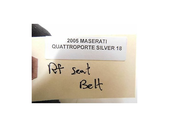 2004-2008 MASERATI QUATTROPORTE M139 OEM RIGHT FRONT PASSENGER SIDE SEAT BELT