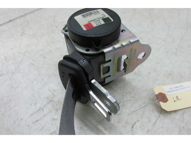  2009-2013 BMW 328i E93 LCI OEM LEFT REAR DRIVER SIDE SEAT BELT GRAY  