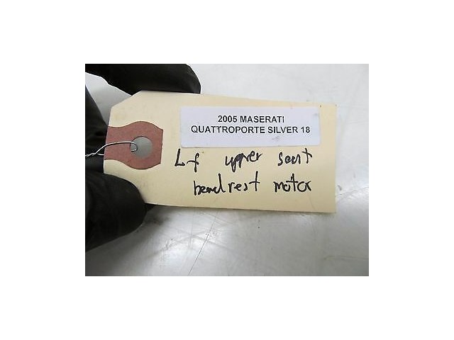 2004-2008 MASERATI QUATTROPORTE M139 OEM LEFT FRONT SEAT HEADREST MOTOR 