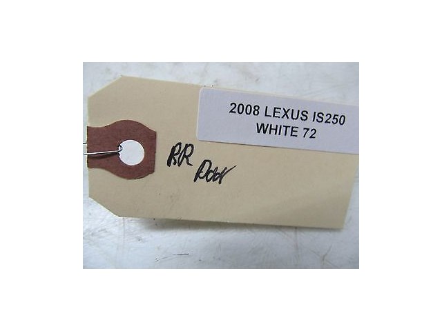 2006-2010 LEXUS IS250 XE20 OEM RIGHT REAR PASSENGER DOOR WINDOW REGULATOR