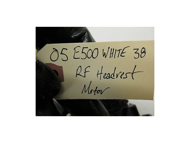 2003-2005 MERCEDES E500 W211 OEM RIGHT FRONT PASSENGERS SIDE SEAT HEADREST MOTOR