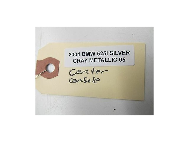 2004-2005 BMW 525i 530i E60 OEM CENTER CONSOLE TRIM STRIP PANEL GRAY 7133193