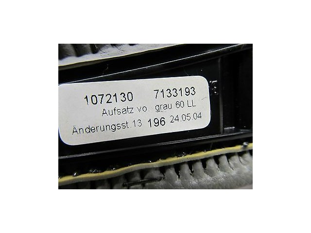 2004-2005 BMW 525i 530i E60 OEM CENTER CONSOLE TRIM STRIP PANEL GRAY 7133193