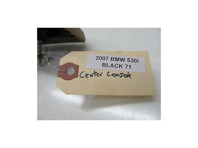 2006-2007 BMW 530I E60 OEM CENTER CONSOLE END TRIM LEATHER BEIGE COLOR