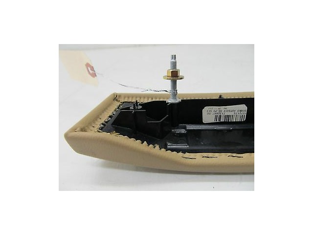 2006-2007 BMW 530I E60 OEM CENTER CONSOLE END TRIM LEATHER BEIGE COLOR