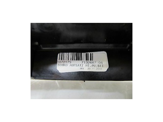 2006-2007 BMW 530I E60 OEM CENTER CONSOLE END TRIM LEATHER BEIGE COLOR