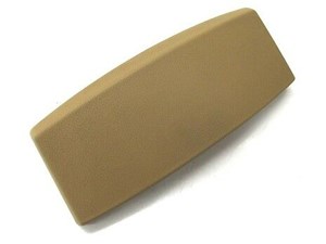 2006-2007 BMW 530I E60 OEM CENTER CONSOLE END TRIM LEATHER BEIGE COLOR