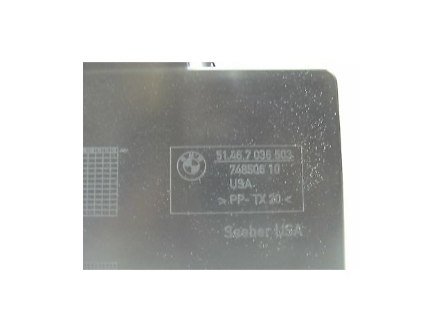 2003-2005 BMW Z4 E85 OEM REAR CENTER CONSOLE COMPARTMENT STORAGE ODDMENT TRAY