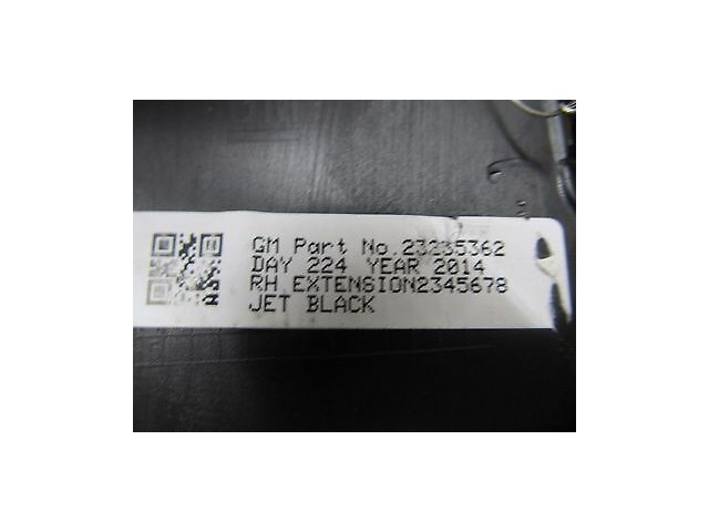 2013-2016 CADILLAC ATS RIGHT FRONT SIDE CENTER CONSOLE TRIM EXTENSION 23235362