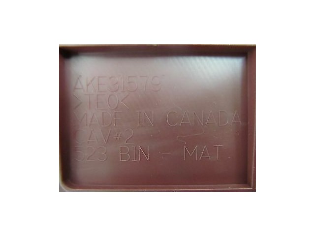 2010-2013 CHEVY EQUINOX LT OEM CENTER CONSOLE STORAGE RUBBER MAT TRAY INSERT RED