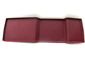 2010-2013 CHEVY EQUINOX LT OEM CENTER CONSOLE STORAGE RUBBER MAT TRAY INSERT RED