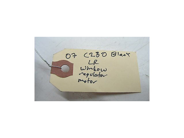 2005-2007 MERCEDES BENZ C230 W203 OEM LEFT REAR DRIVER WINDOW REGULATOR MOTOR 