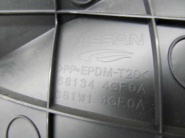 2014-2016 INFINITI Q50 OEM RIGHT SIDE CENTER CONSOLE TRIM COVER 68134 4GF0A