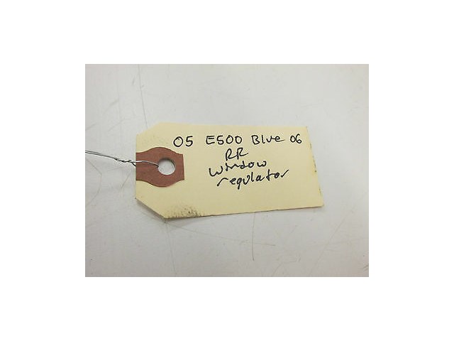 2003-2006 MERCEDES BENZ E500 W211 OEM RIGHT REAR DOOR WINDOW REGULATOR TRACK