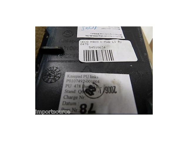 2007-2009 MERCEDES S550 W221 OEM LEFT FRONT CENTER CONSOLE SIDE TRIM COVER