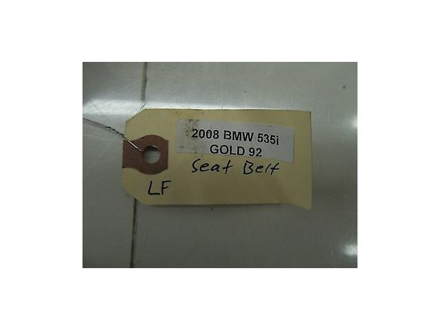  2008-2010 BMW 535i E60 OEM LEFT FRONT DRIVER SIDE SEAT BELT ASSEMBLY BEIGE