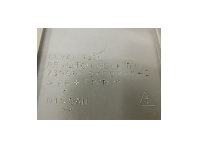 2007-2009 NISSAN QUEST OEM REAR INTERIOR ROOF SEAT BELT LIGHT TRIM