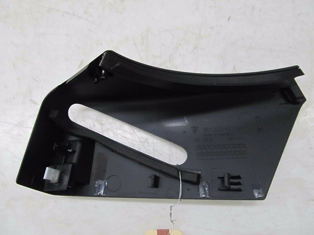 2013-2015 PORSCHE BOXSTER 981 OEM LEFT REAR UPPER SEAT BELT GUIDE TRIM COVER
