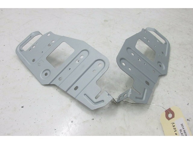 2014-2016 INFINITI Q50 OEM RIGHT FRONT IN DASH RADIO STEREO BRACKET HOLDER PAIR