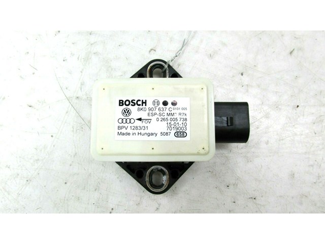2009-2012 AUDI Q5 8R OEM LEFT FRONT UNDER SEAT YAW RATE SENSOR 8K0907637