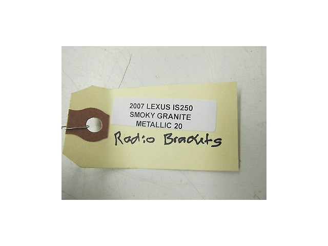 2006-2008 LEXUS IS250 XE20 OEM RADIO CLIMATE MOUNT MOUNTING BRACKETS SET PAIR