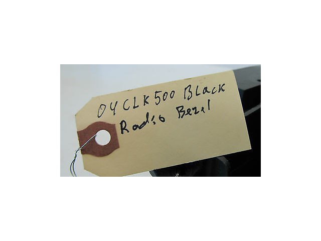 2004-2005 MERCEDES BENZ CLK500 W209 OEM RADIO BEZEL FRAME SUPPORT HOLDER 