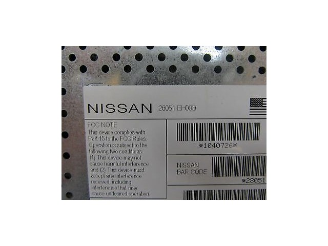 2009-2015 NISSAN 370Z COUPE OEM SATELLITE RADIO RECEIVER TUNER MODULE 28051EH00B