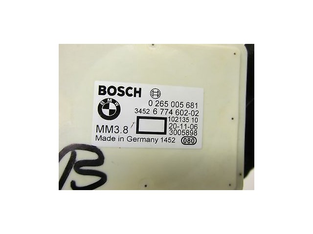 2006-2007 BMW 530I E60 OEM YAW TURN RATE SPEED SENSOR 34526774602