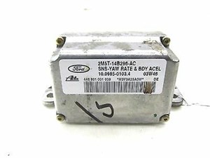 2004-2007 JAGUAR XJ8 X350 OEM CENTER CONSOLE YAW TURN RATE SENSOR 2M5T 14B296 AC