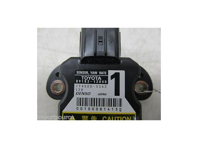 2007-2009 LEXUS LS460L XF40 OEM YAW RATE SENSOR 89183-12040 CONTROL MODULE 