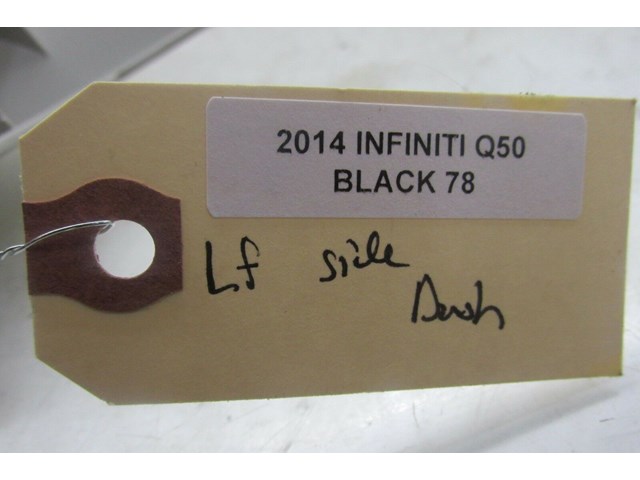 2014-2016 INFINITI Q50 OEM LEFT FRONT CENTER CONSOLE TRIM COVER 