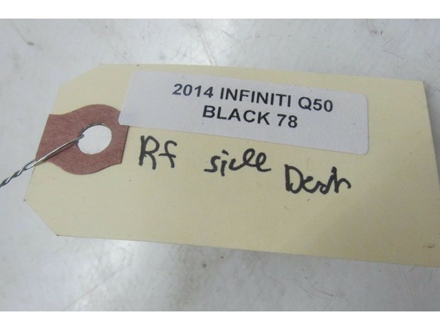 2014-2016 INFINITI Q50 OEM RIGHT FRONT CENTER CONSOLE TRIM COVER 