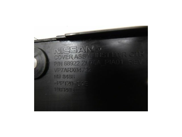 2007-2009 NISSAN QUEST OEM LOWER CENTER CONSOLE TRIM MOULDING COVER