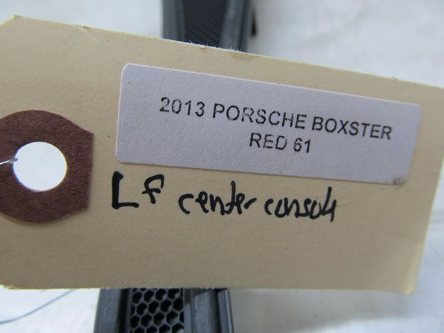 2013-2015 PORSCHE BOXSTER 981 OEM LEFT DRIVER SIDE CENTER CONSOLE TRIM COVER