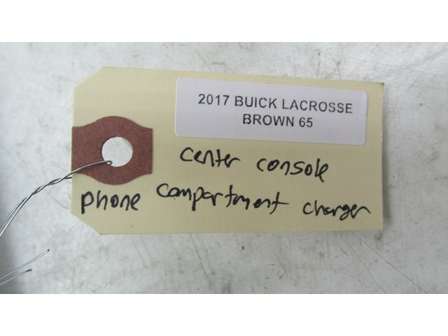 2017-2019 BUICK LACROSSE OEM CENTER CONSOLE INDUCTIVE CHARGING HOUSING        