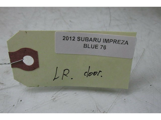 2010-2014 SUBARU IMPREZA OEM LEFT SIDE REAR DOOR WINDOW REGULATOR W/MOTOR