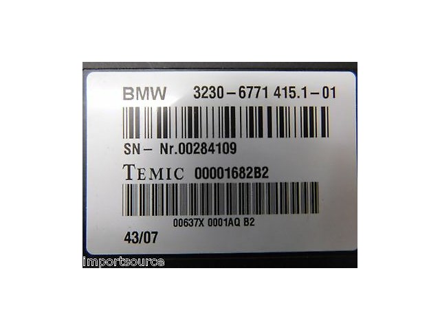 2006-2008 BMW 750LI E66 E65 OEM STEERING COLUMN CONTROL MODULE 6771415