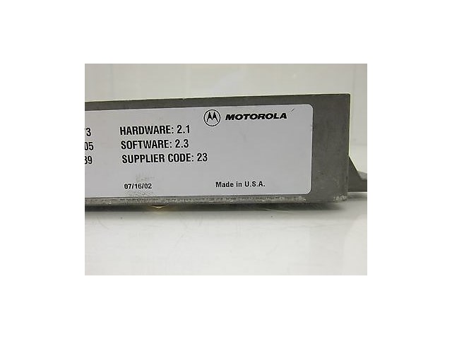 2001-2003 BMW X5 4.4L E53 OEM COMMUNICATIONS CONTROL MODULE MOTOROLA UNIT REAR