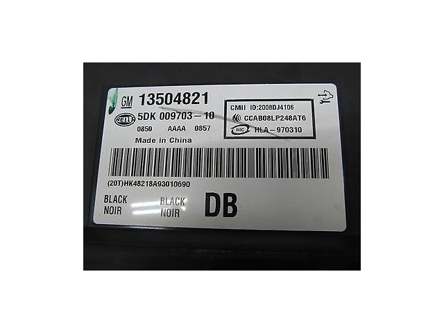 2010-2015 CADILLAC SRX OEM RIGHT REAR BODY CONTROL MODULE 13504821