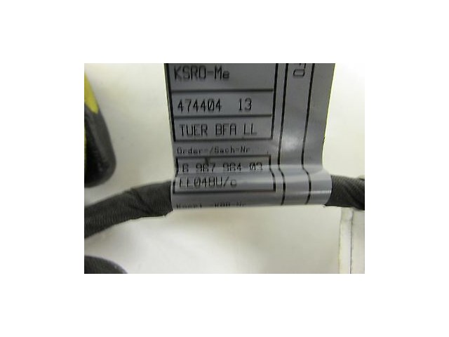 2006-2010 BMW M6 E63 OEM RIGHT FRONT PASSENGER'S SIDE DOOR WIRE WIRING HARNESS