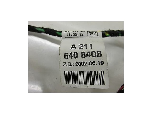 2003-2005 MERCEDES E320 WAGON W211 OEM LEFT REAR BACK DOOR WIRE WIRING HARNESS