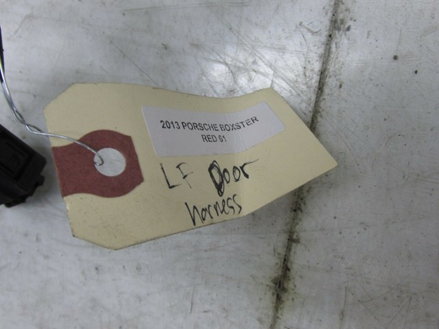 2013-2015 PORSCHE BOXSTER 981 OEM LEFT FRONT DRIVER DOOR WIRE WIRING HARNESS