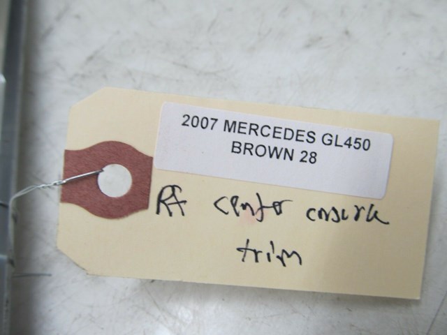 2007-2012 MERCEDES GL450 X164 OEM RIGHT FRONT CENTER CONSOLE TRIM 