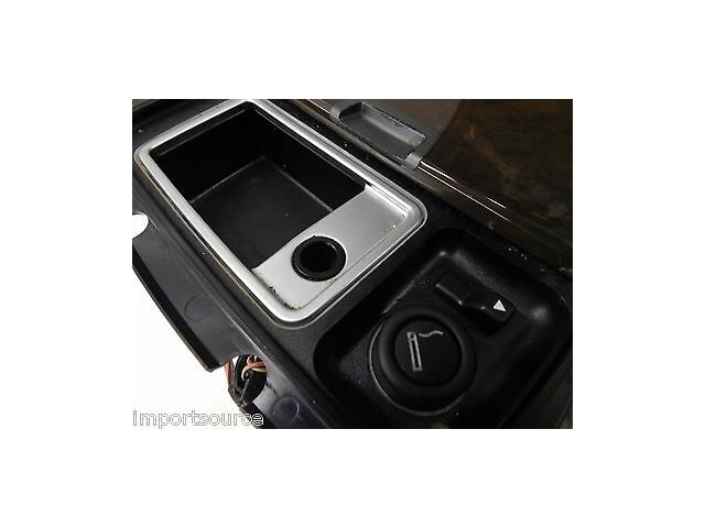 2006-2008 BMW 750LI E66 E65 OEM CENTER CONSOLE ASHTRAY LIGHTER WOOD TRIM