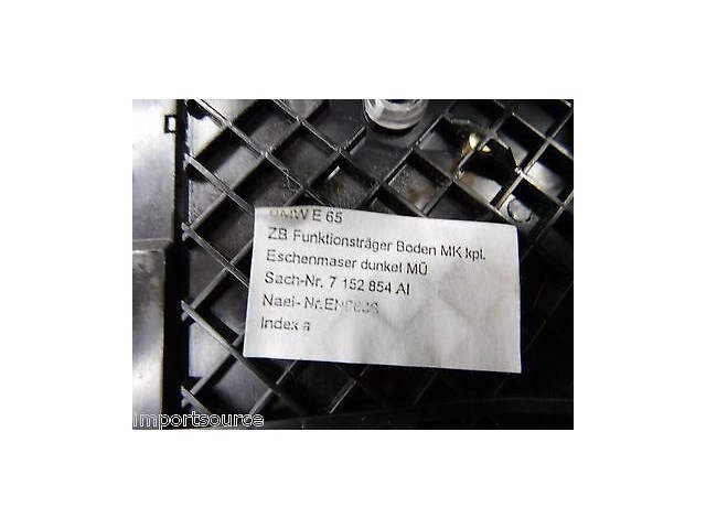 2006-2008 BMW 750LI E66 E65 OEM CENTER CONSOLE ASHTRAY LIGHTER WOOD TRIM