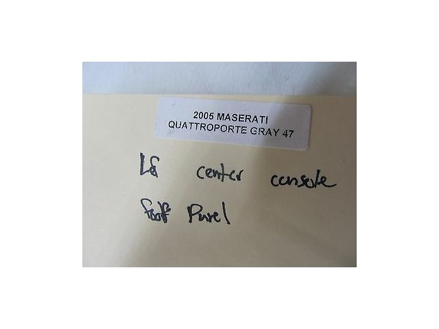 2004-2008 MASERATI QUATTROPORTE M139 OEM LEFT FRONT CONSOLE TRIM KICK PANEL